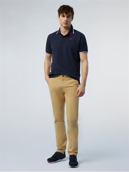 POLO SHORT SLEEVE W/CONTRAST SHOULDER STITCHING NORTH SAILS | 692455/0802